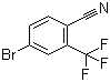 4-Bromo-2-(trifluoromethyl)benzonitrile molecular structure (CAS 191165-13-6)
