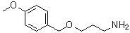 3-[(4-甲氧基苯基)甲氧基]-1-丙胺分子结构 (CAS 191165-22-7)