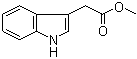 1H-吲哚-3-乙酸甲酯分子结构 (CAS 1912-33-0)