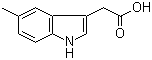 5-甲基吲哚-3-乙酸分子结构 (CAS 1912-47-6)