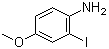 4-甲氧基-2-碘苯胺分子结构 (CAS 191348-14-8)