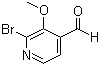 2-Bromo-3-methoxypyridine-4-carboxaldehyde molecular structure (CAS 191418-78-7)