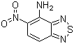 4-氨基-5-硝基苯并噻二唑分子结构 (CAS 1915-85-1)
