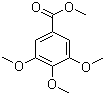 3,4,5-三甲氧基苯甲酸甲酯分子结构 (CAS 1916-07-0)
