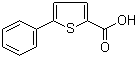 结构式 CAS# 19163-24-7, 5-苯基噻吩-2-羧酸; 5-苯基-2-噻吩甲酸