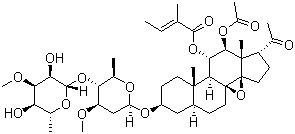 通关藤苷 G分子结构 (CAS 191729-43-8)