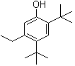 2,4-双(叔丁基)-5-乙基苯酚分子结构 (CAS 19245-41-1)