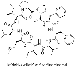 Linus cyclopeptide分子结构 (CAS 193139-41-2)