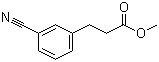 3-氰基苯丙酸甲酯分子结构 (CAS 193151-11-0)