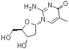 2'-脱氧-5-甲基异胞苷分子结构 (CAS 19316-88-2)