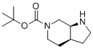 叔-丁基(3aS,7aS)-rel-1,2,3,3a,4,5,7,7a-八氢吡咯并[2,3-c]吡啶-6-羧酸酯分子结构 (CAS 1932131-90-2)