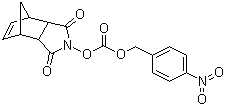 降冰片烯-2,3-二羧基亚胺基对硝基苄基碳酸酯分子结构 (CAS 193269-82-8)