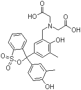 半二甲酚橙分子结构 (CAS 19329-67-0)