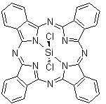 酞菁硅二氯化物分子结构 (CAS 19333-10-9)