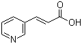 structure of CAS# 19337-97-4, 3-(3-Pyridyl)acrylic acid;(2E)-3-Pyridin-3-ylacrylic acid; 3-Pyridin-3-ylacrylic acid; trans-3-(3-Pyridyl)acrylic acid; trans-3-(Pyridin-3-yl)acrylic acid