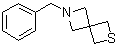 6-(苯基甲基)-2-硫杂-6-氮杂螺[3.3]庚烷分子结构 (CAS 1936626-65-1)