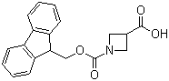 Fmoc-L-3-吖丁啶羧酸分子结构 (CAS 193693-64-0)