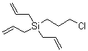 (3-氯丙基)三-2-丙烯-1-基硅烷分子结构 (CAS 193828-85-2)