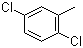 结构式 CAS# 19398-61-9, 2,5-二氯甲苯