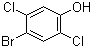 4-溴-2,5-二氯苯酚分子结构 (CAS 1940-42-7)