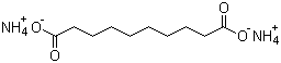 structure of CAS# 19402-63-2, Ammonium sebacate