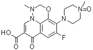 马波沙星 N-氧化物分子结构 (CAS 194023-72-8)