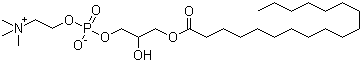 Stearoyl Lyso-phosphocholine molecular structure (CAS 19420-57-6)