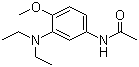 4-Acetylamino-2-(diethylamino)anisole molecular structure (CAS 19433-93-3)