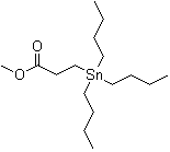 3-(三丁基锡)丙酸甲酯分子结构 (CAS 19464-44-9)