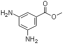 3,5-二氨基苯甲酸甲酯分子结构 (CAS 1949-55-9)