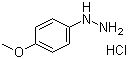 4-甲氧基苯肼盐酸盐分子结构 (CAS 19501-58-7)