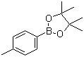 structure of CAS# 195062-57-8, 4-Methylphenylboronic acid pinacol ester;4-(4,4,5,5-Tetramethyl-1,3,2-dioxaborolan-2-yl)toluene