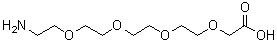 14-氨基-3,6,9,12-四氧杂十四烷酸分子结构 (CAS 195071-49-9)