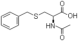 S-苄基-N-乙酰基-L-半胱氨酸分子结构 (CAS 19542-77-9)