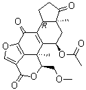 结构式 CAS# 19545-26-7, 渥曼青霉素