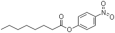 4-硝基苯基辛酸酯分子结构 (CAS 1956-10-1)
