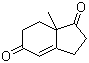 7a-甲基-2,3,5,6,7,7a-六氢-1H-茚-1,5-二酮分子结构 (CAS 19576-08-0)
