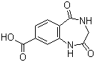 2,3,4,5-四氢-2,5-二氧代-1H-1,4-苯并二氮杂卓-8-羧酸分子结构 (CAS 195985-12-7)