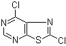 2,7-二氯噻唑并[5,4-d]嘧啶分子结构 (CAS 19602-61-0)