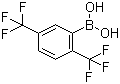 2,5-二(三氟甲基)苯硼酸分子结构 (CAS 196083-18-8)