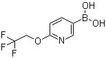 [6-(2,2,2-三氟乙氧基)-3-吡啶基]硼酸分子结构 (CAS 196083-20-2)