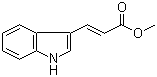 吲哚-3-丙烯酸甲酯分子结构 (CAS 19626-92-7)