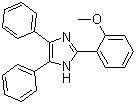 2-(2-甲氧基苯基)-4,5-二苯基-1H-咪唑分子结构 (CAS 1965-19-1)