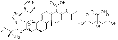 Ibrexafungerp Citrate molecular structure (CAS 1965291-08-0)
