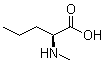N-甲基-L-正缬氨酸分子结构 (CAS 19653-78-2)