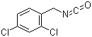 2,4-二氯苄基异氰酸酯分子结构 (CAS 19654-32-1)