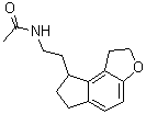 N-[2-(1,6,7,8-四氢-2H-茚并[5,4-b]呋喃-8-基)乙基]乙酰胺分子结构 (CAS 196597-16-7)