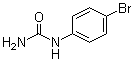 结构式 CAS# 1967-25-5, 4-溴苯基脲