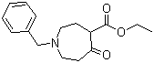 六氢-5-氧代-1-苄基-1H-氮杂卓-4-甲酸乙酯分子结构 (CAS 19673-12-2)