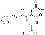 N-[3-(2-Furanyl)-1-oxo-2-propenyl]-L-alpha-aspartyl-L-alanine molecular structure (CAS 196791-00-1)